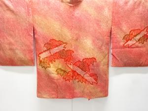 未使用品　本総絞り　竹笹模様絵羽織